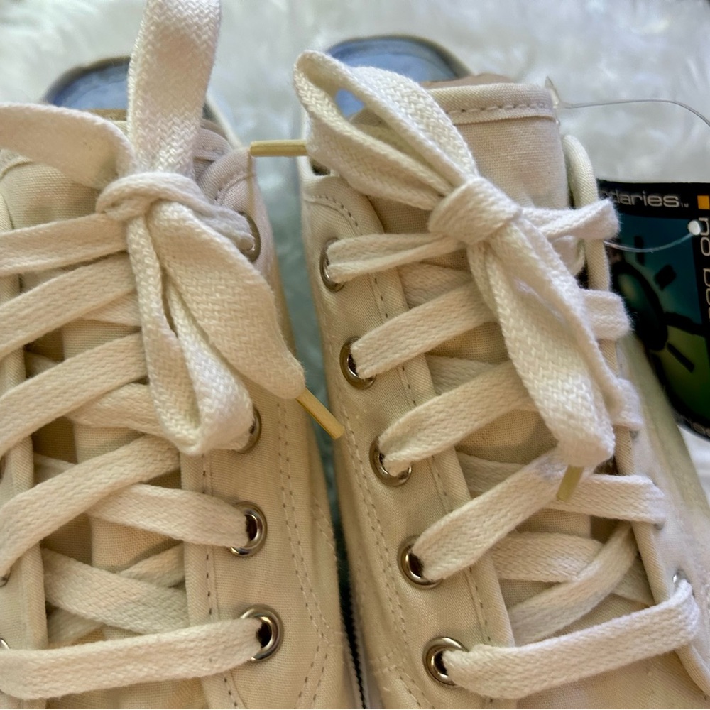 NWT No Boundaries Off-White Canvas Slip On Sneakers 8 - Picture 9 of 9